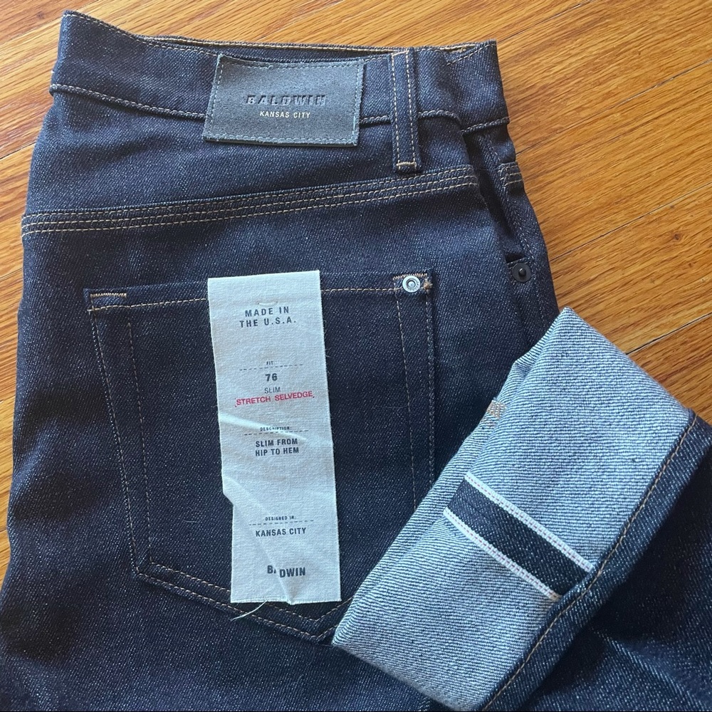 BALDWIN 76 SLIM SELVEDGE DENIM